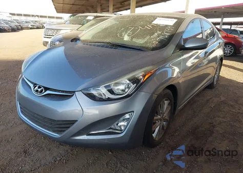 2016 Hyundai Elantra Se from USA, damaged, VIN 5NPDH4AE2GH768734